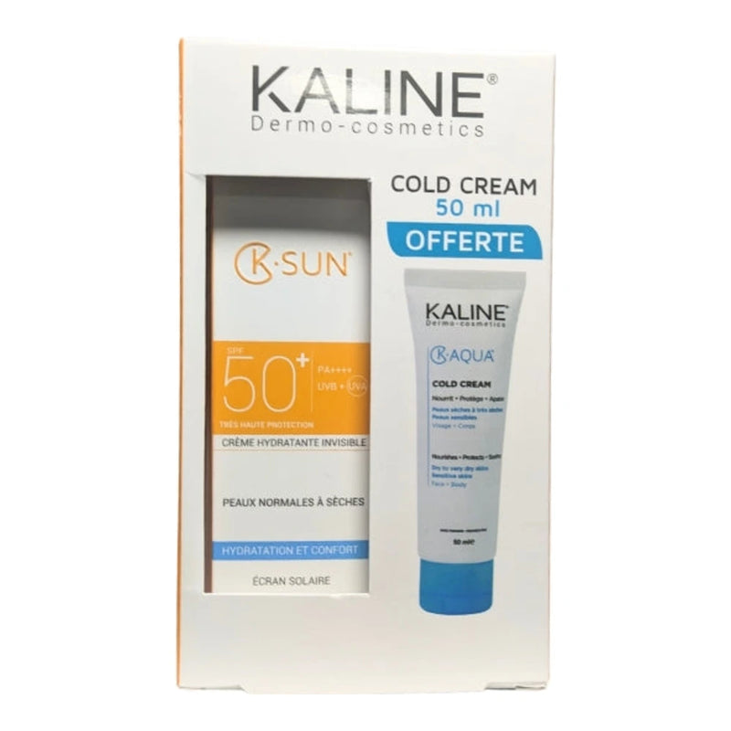Kaline Invisible Sunscreen 50ml + Cold Cream Pack