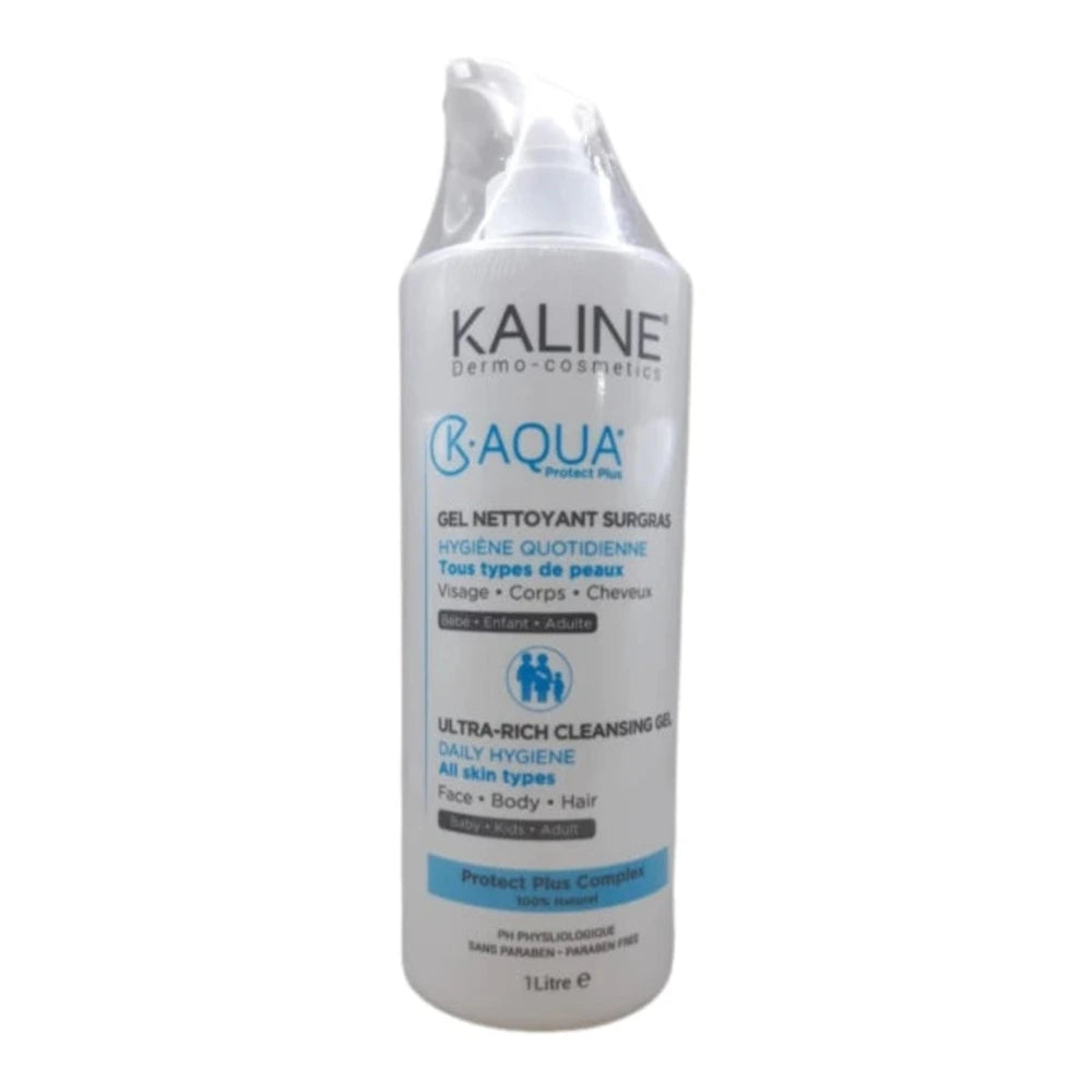 Kaline K.Aqua gel nettoyant surgras 1 L – flacon pompe