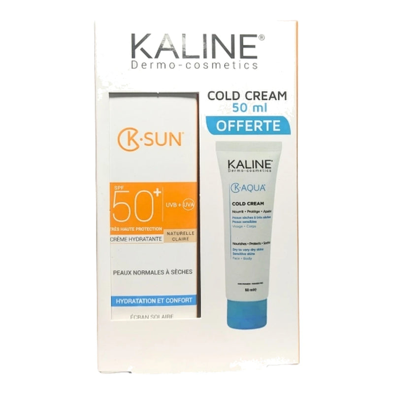 Kaline Ecran Naturelle Claire 50ml + Cold Cream Pack