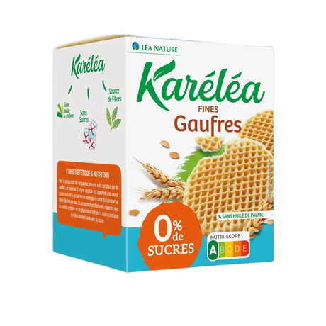 Karéléa Fines Gaufres sans Sucres - 140 g