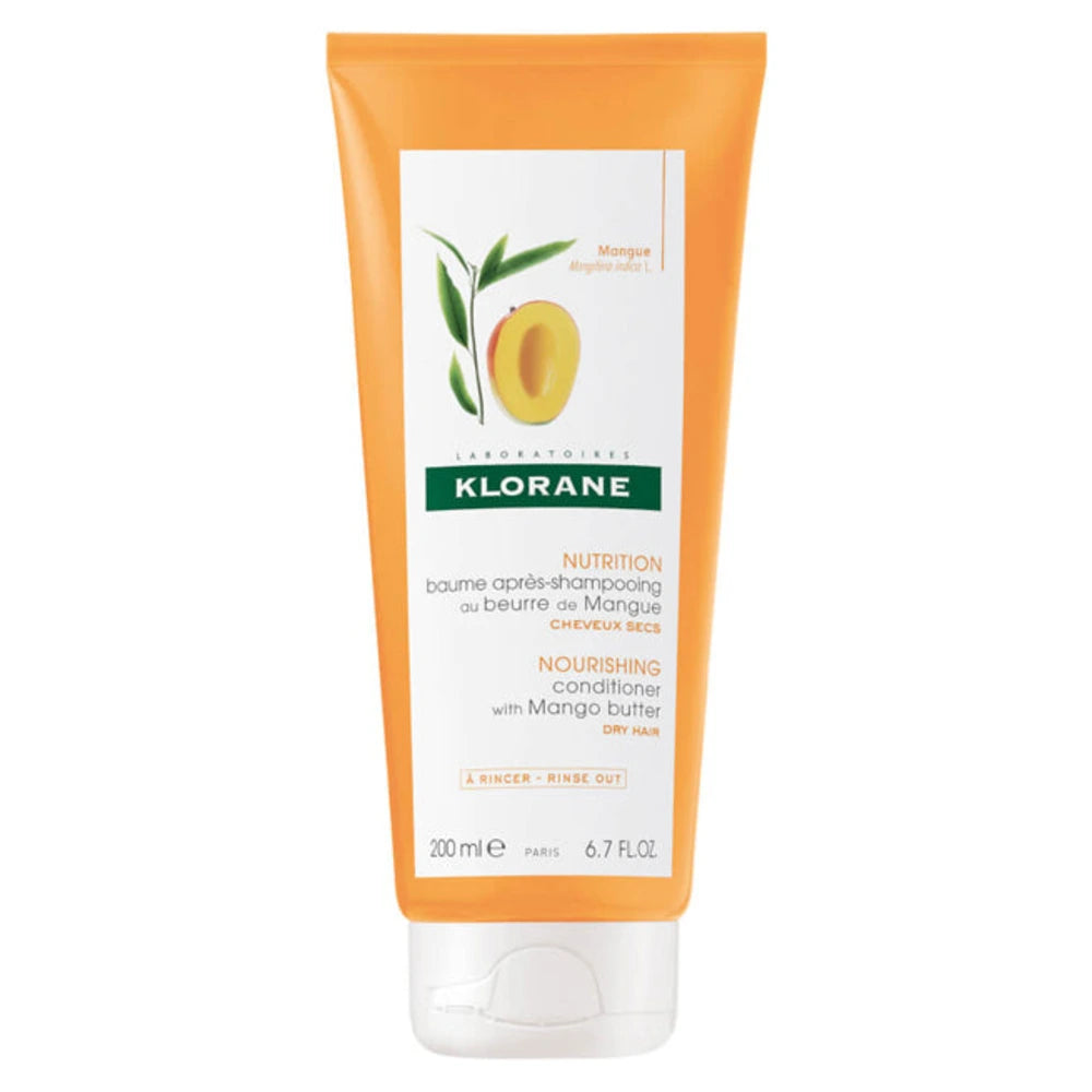 Klorane baume après-shampooing nutrition au beurre de mangue 200 ml