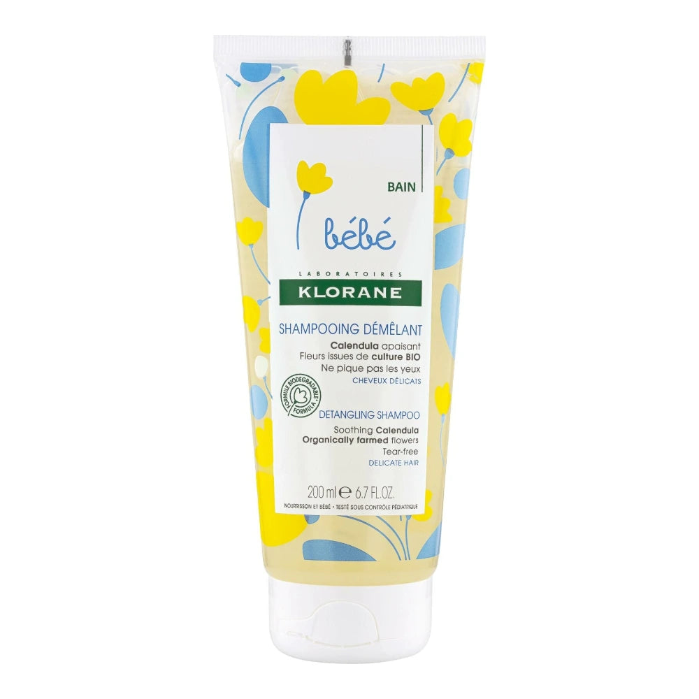 Klorane Bébé Shampooing démêlant au Calendula apaisant - 200 ml
