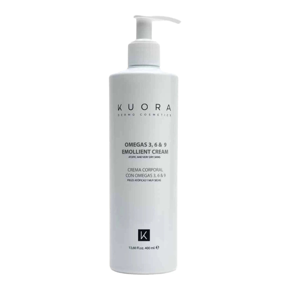 Kuora Crème Émolliente Oméga 3 6 9 400 ml – flacon