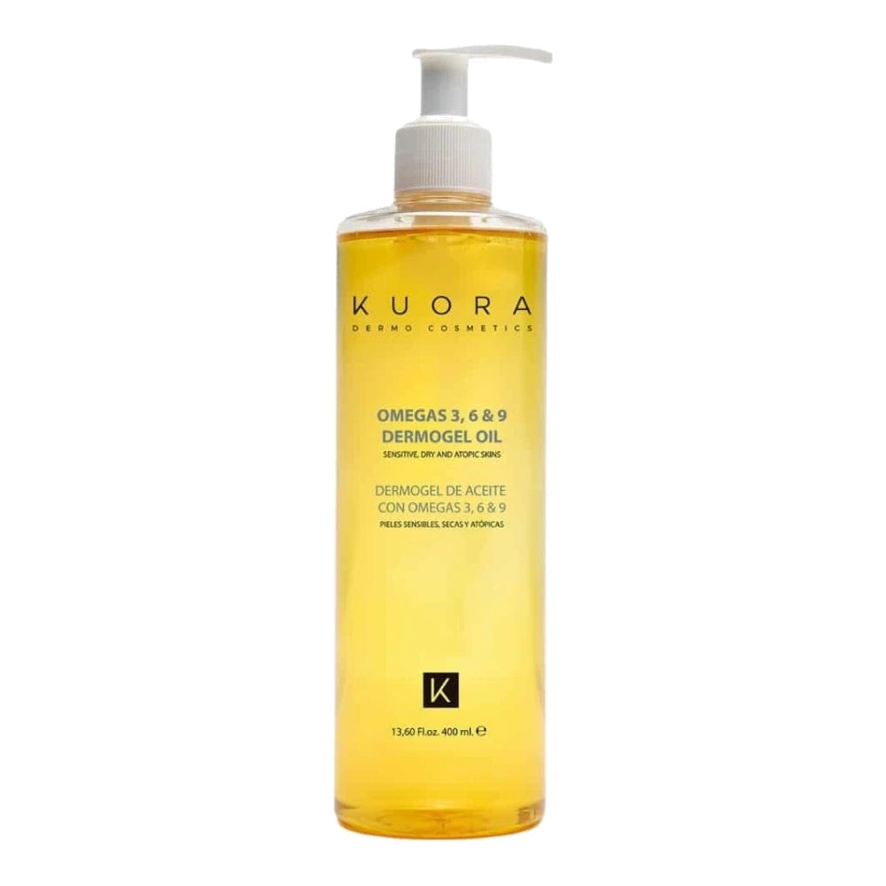 Kuora Dermo-Gel à l'Huile Oméga 3 6 9 400ml – flacon