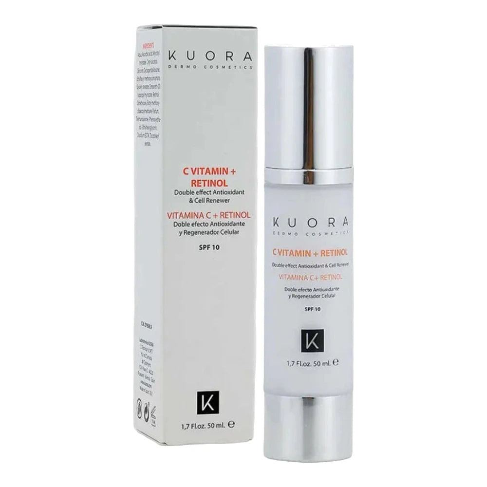 Kuora Sérum Vitamine C + Rétinol 50ml – flacon et étui