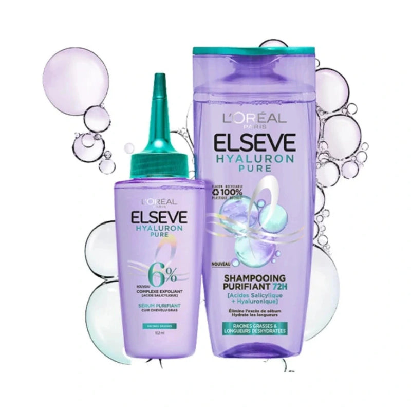 L'Oréal Paris Elvive Hyaluron Pure Pack Serum 100 ml + Shampoo 200 ml