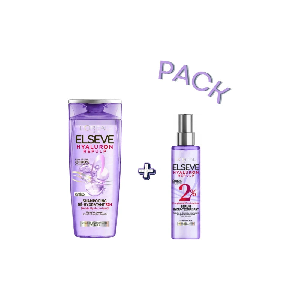 L'Oréal Paris Elseve Hyaluron Repulp Pack Sérum 150 ml + Shampooing 200 ml