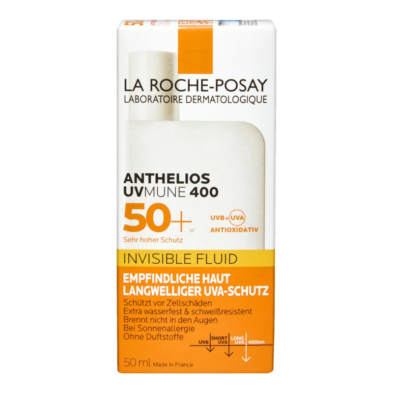 La Roche-Posay Anthelios UVMune 400 سائل غير مرئي SPF50+ للبشرة الحساسة – 50 مل