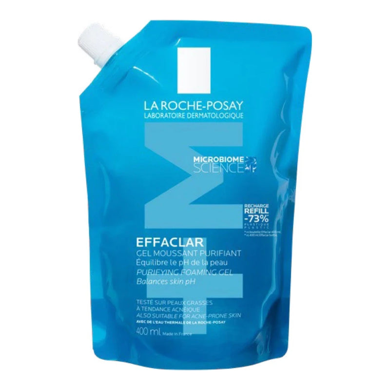 La Roche-Posay Effaclar جل رغوي للبشرة الدهنية عبوة إعادة تعبئة 400 مل