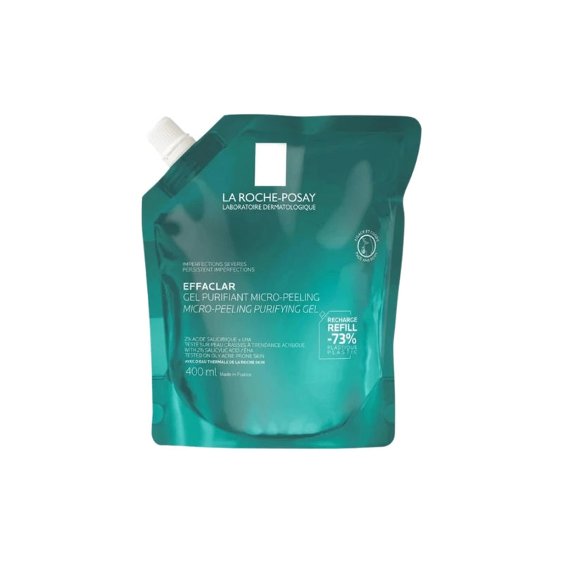 La Roche-Posay Effaclar Gel Purifiant Micro-Peeling Recharge – 400 ml