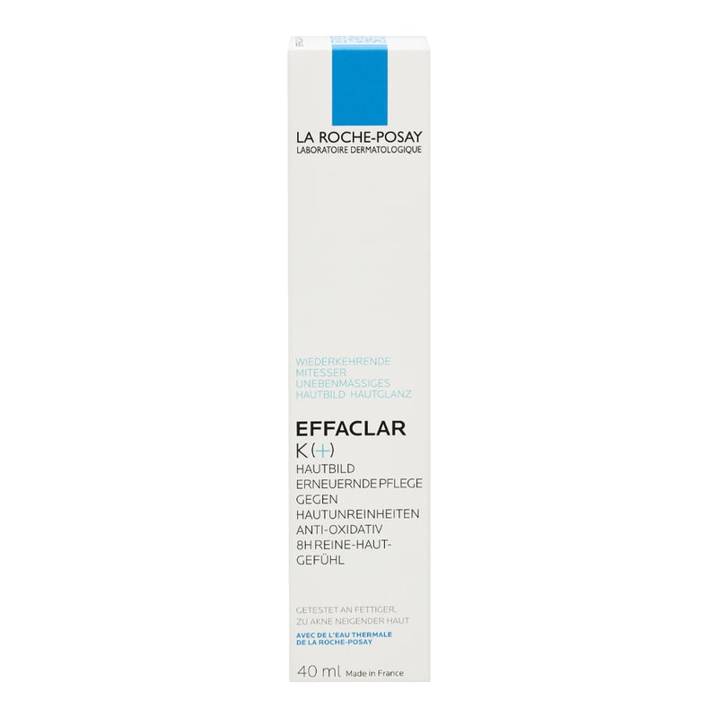 La Roche-Posay Effaclar K+ عناية مضادة للأكسدة والدهون للبشرة الدهنية – 40 مل