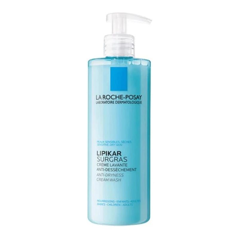 La Roche-Posay Lipikar Surgras Crème Lavante Peaux Sèches et Sensibles – 400 ml