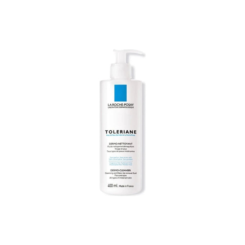 La Roche-Posay Toleriane Dermo-Nettoyant Fluide Démaquillant Peau Intolérante – 400 ml