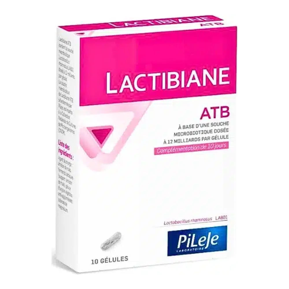 Boîte Lactibiane ATB 10 gélules Pileje