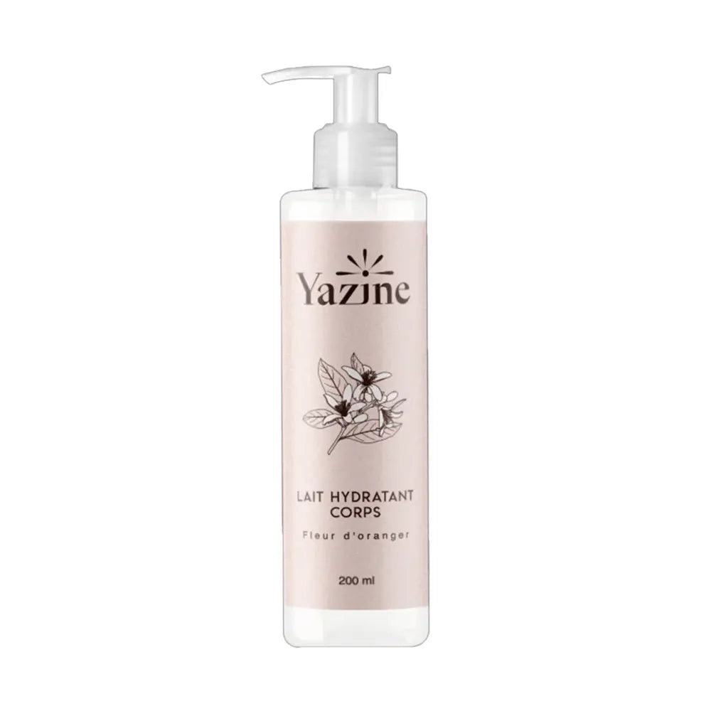 Yazine Lait Hydratant Corps Fleur d'Oranger - 200 ml