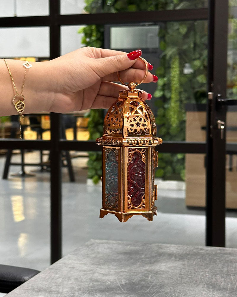 Lanterne Décoratives Traditionnelle Pour Ramadan - Bronze