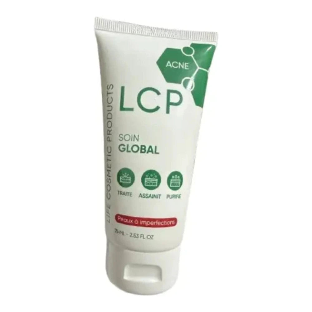 Tube LCP Acné Soin Global 75 ml pour peaux à imperfections