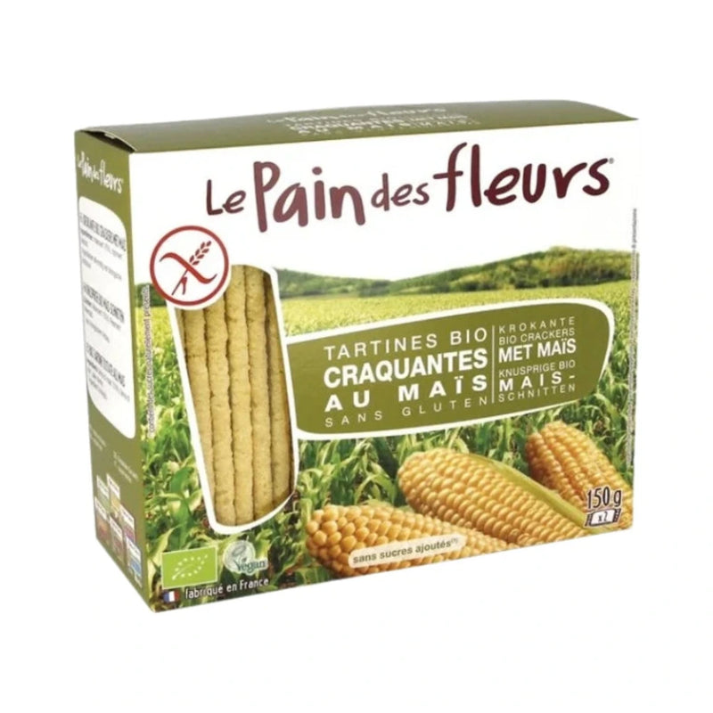 Le Pain des Fleurs Crispbread Corn & Rice – 150 g