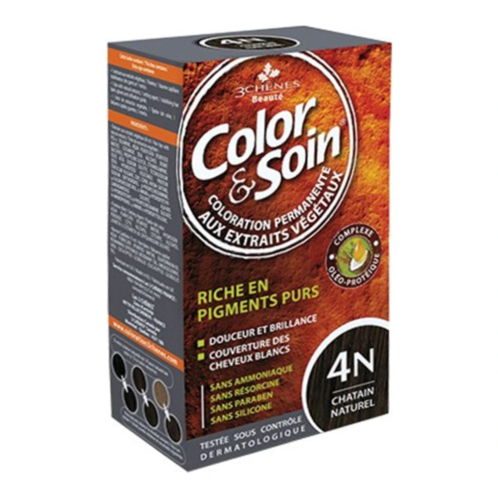 Les 3 Chênes Color & Soin Châtain Naturel 4N