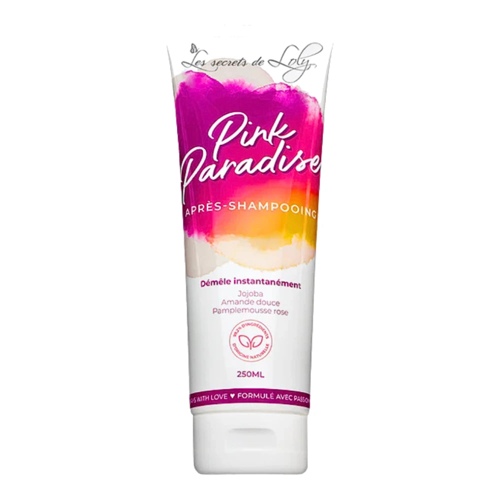 Les Secrets de Loly Pink Paradise après-shampoing, tube 250 ml
