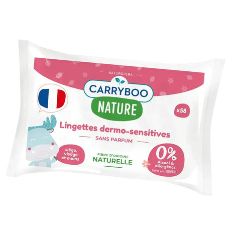 Carryboo Lingettes Dermo Sensitives - 58 Pièces