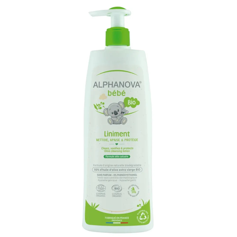 Alphanova Bébé Soothing Cleansing Liniment for Diaper Change – 500ml