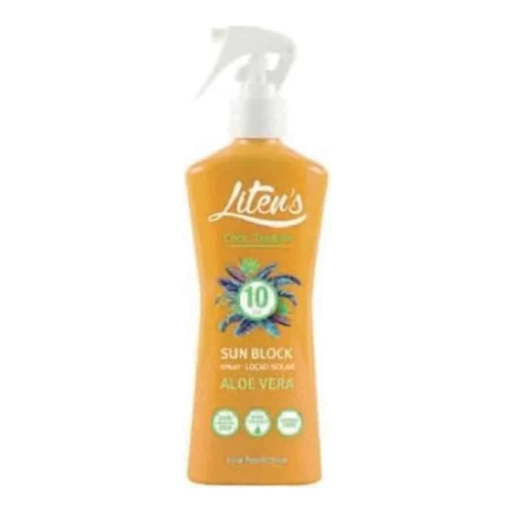 Liten's Lait solaire Aloe Vera spray SPF10 250 ml – flacon