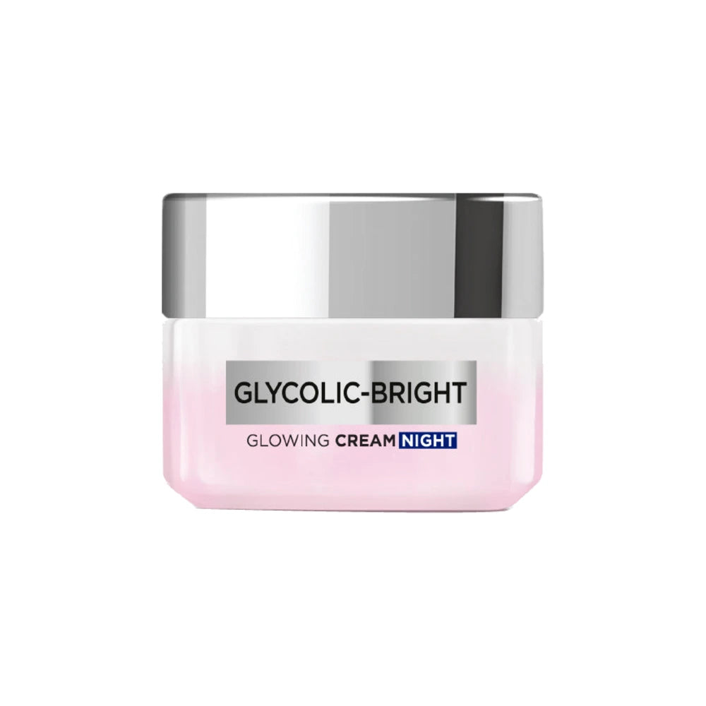 L'Oréal Paris Glycolic-Bright crème de nuit, pot 50 ml