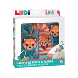 Ludi Rattles Feet and Hands for Baby 3m+