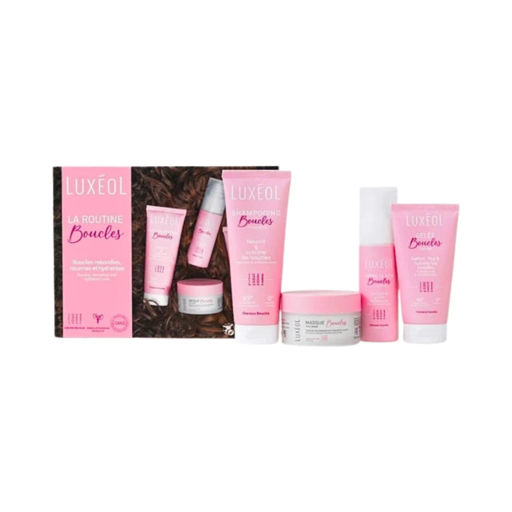 Luxéol Coffret Routine Boucles Voyage – kit format voyage