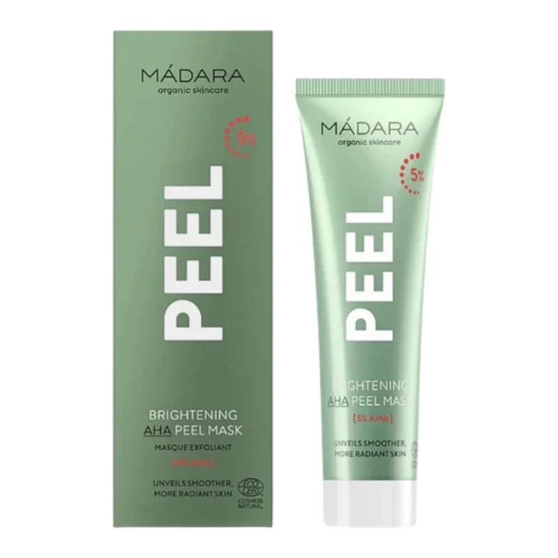 مادارا PEEL Creamy Clay قناع مقشر بالطين وAHA 7% عبوة 60 مل