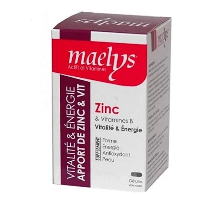 Maelys Zinc and B Vitamins - 30 Capsules