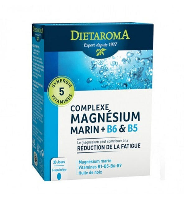Dietaroma Magnesio Marino+ B6 y B5 60cps