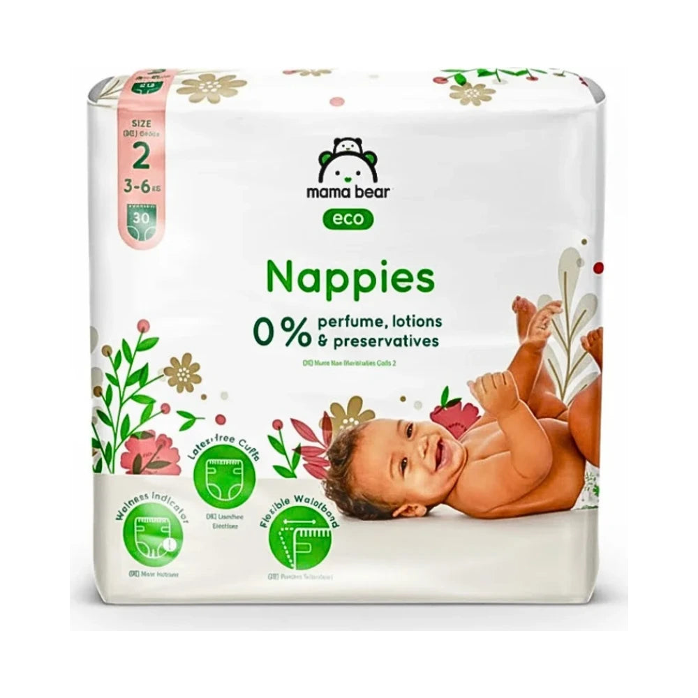Couches Mama Bear taille 2 (3-6 kg) – paquet de 30