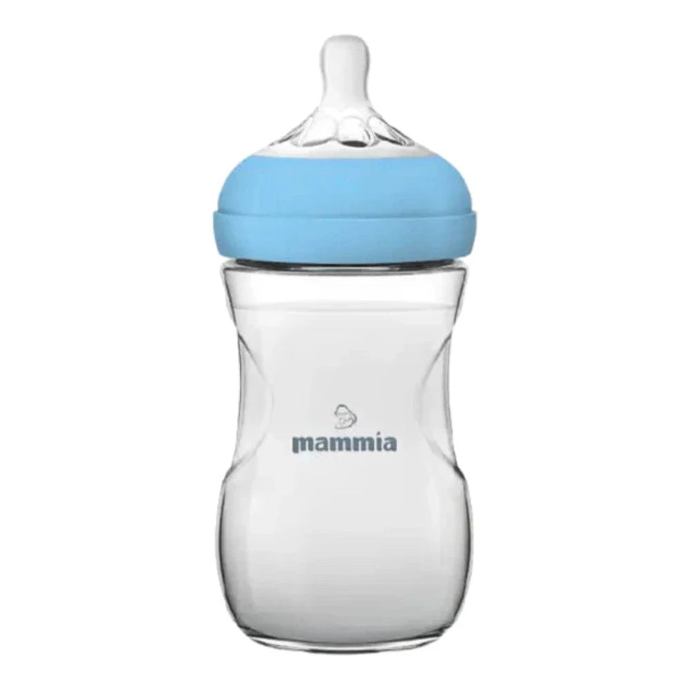 Biberon Mammia Natural Feeling 330 ml bleu