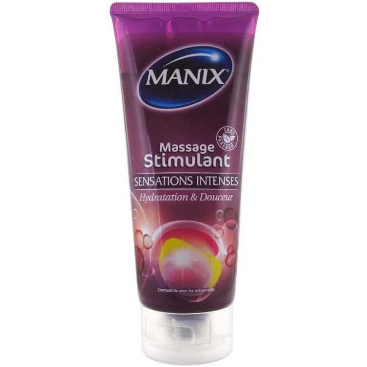Manix Massage Stimulant Gingembre 200 ml – flacon du gel de massage
