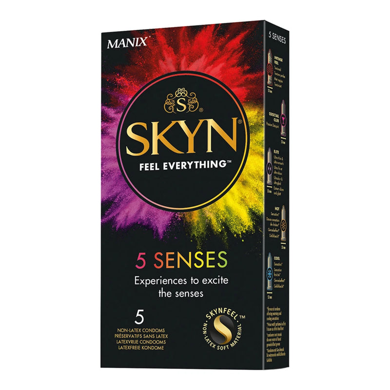 Manix Skyn 5 Senses - 5 واقيات ذكرية