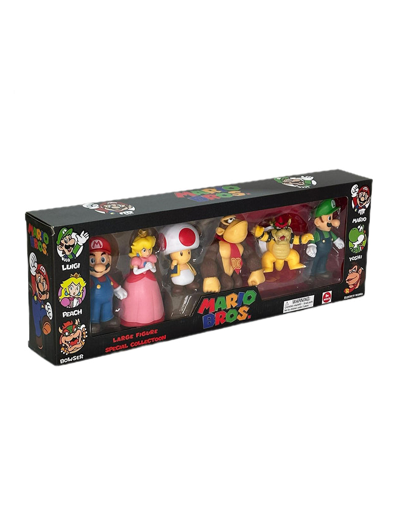 Set de 6 Figurines Mario Bros 3A+ | Wlidaty Maroc - 1er site E-Commerce ...