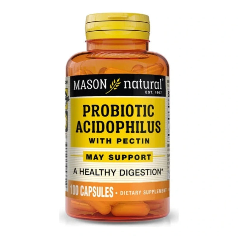 Mason Natural Probiotic Acidophilus بروبيوتيك 100 كبسولة