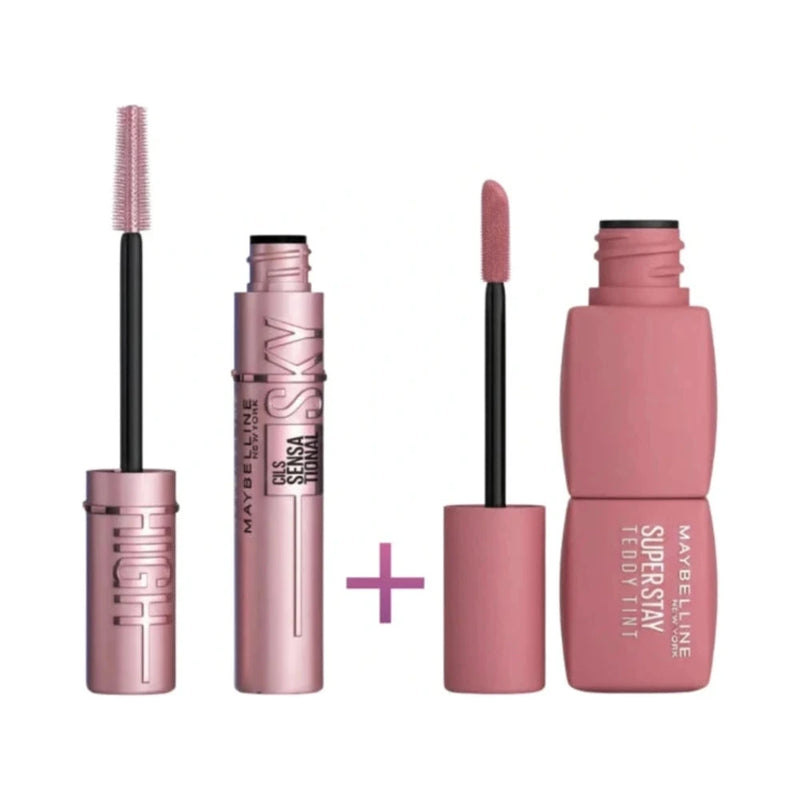 Maybelline علبة عيد الحب Teddy 55 + ماسكارا Sky High