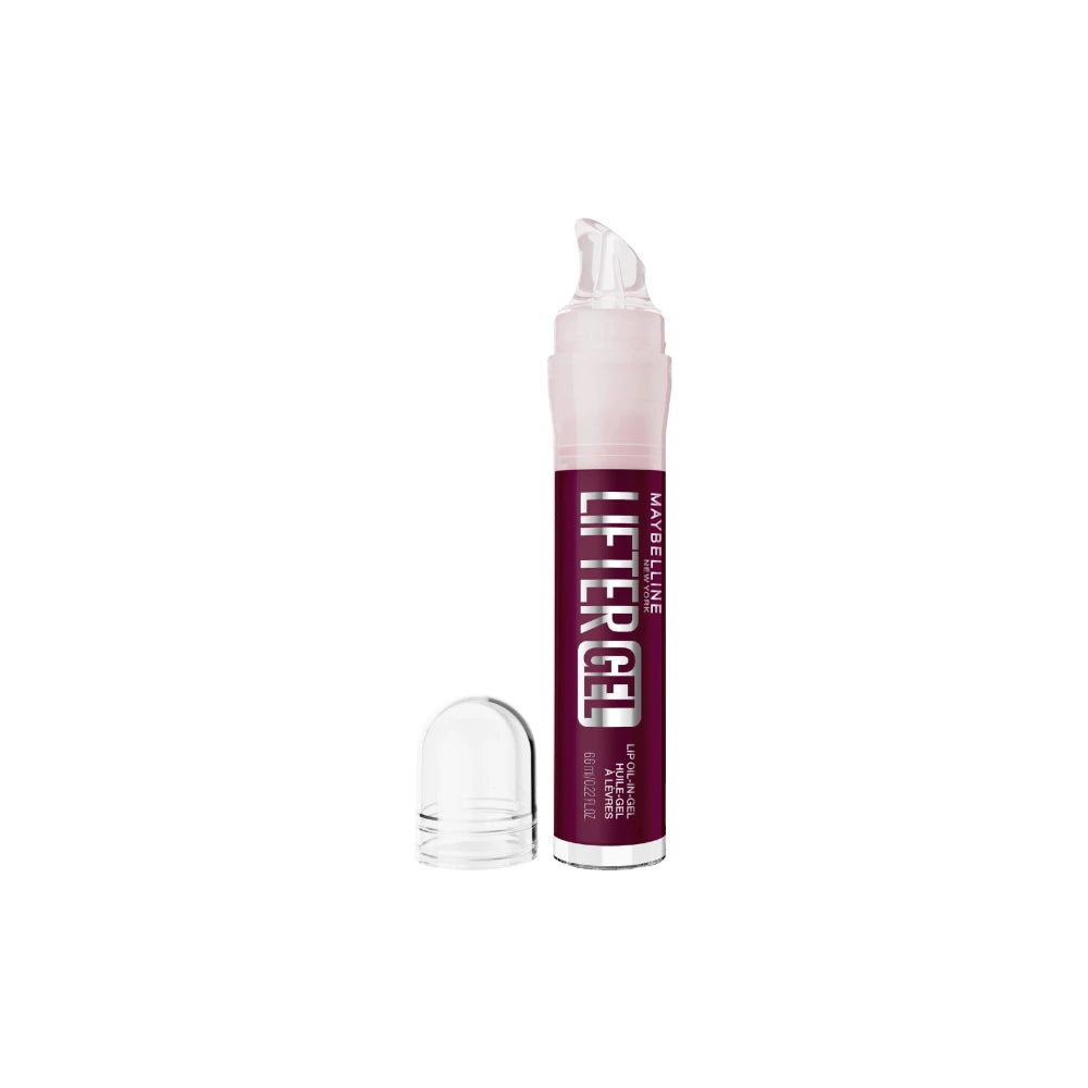 Maybelline Lifter Gel gloss Oil-in-Gel teinte 008 Berry Twist – tube ouvert
