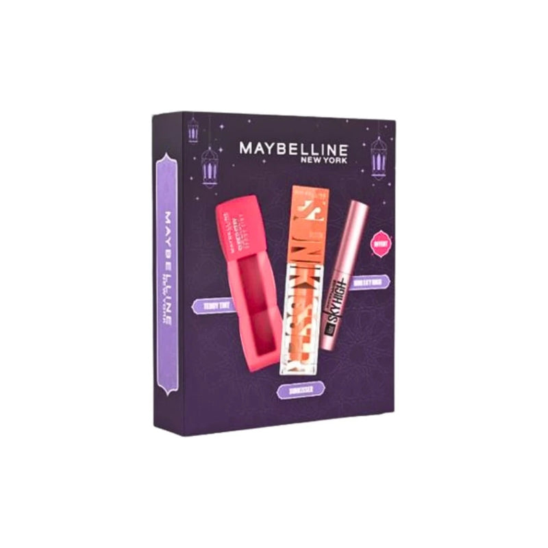 Maybelline Pack Iftar Teddy + Crayon + Mini Mascara Sky High