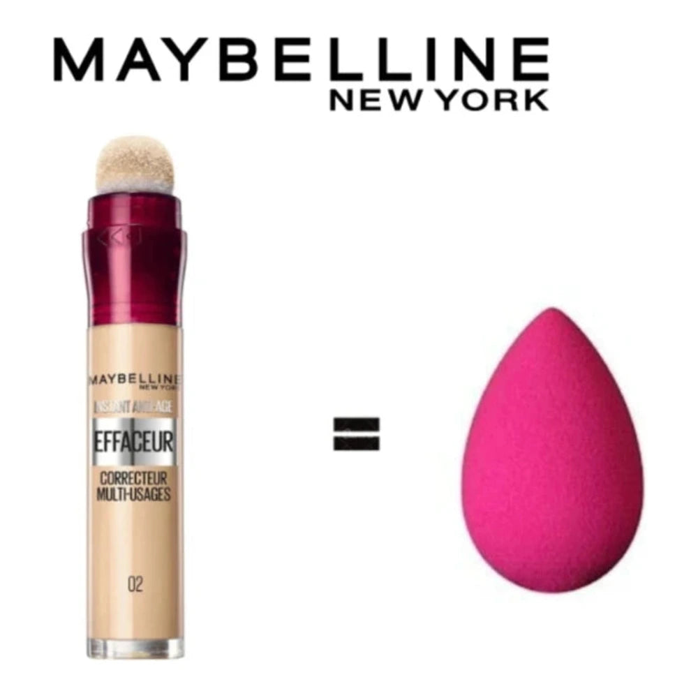 Maybelline Pack Instant Anti-Age Eraser Correcteur N°02 Nude + Blender