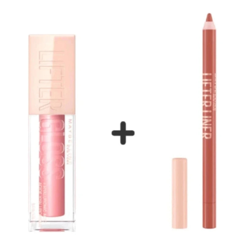 Maybelline Lifter Gloss 004 Silk 5.4 ml + Lifter Liner 004 Out Of Line Pack