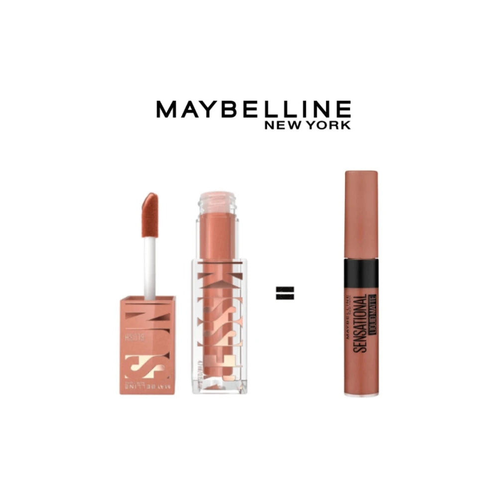 Maybelline Pack Sunkisser Blush 08 Shades On 4,7 ml + Sensational Liquid Matte N°08
