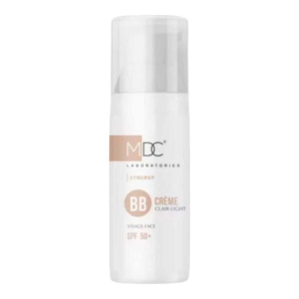 Tube de BB crème MDC Synergy teinte Claire SPF50+ 50 ml