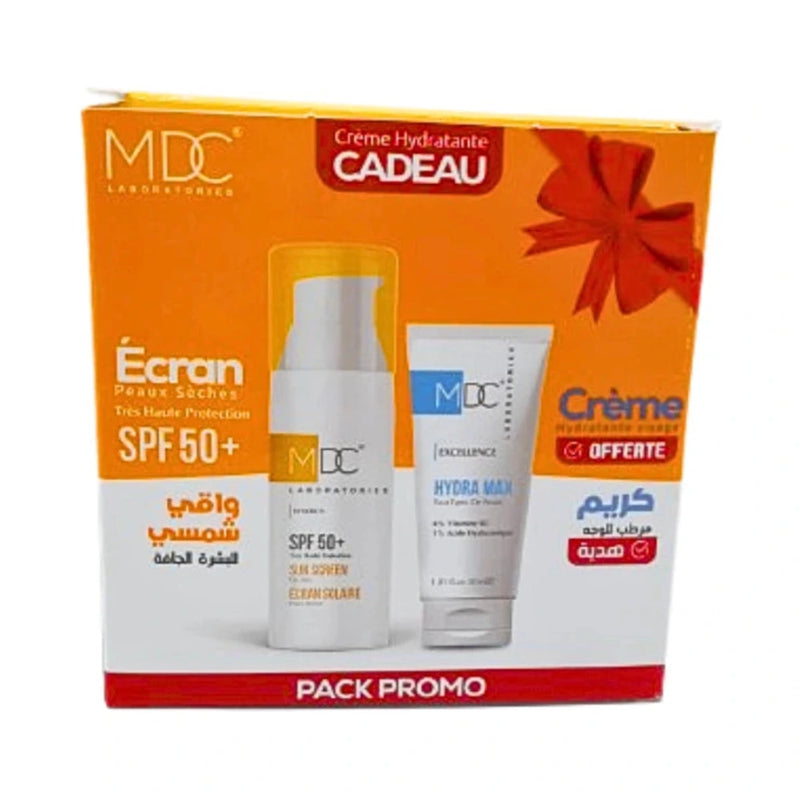 MDC Synergy Ecran Solaire Ps spf50+ 50ml+Hydra Max Creme Pack