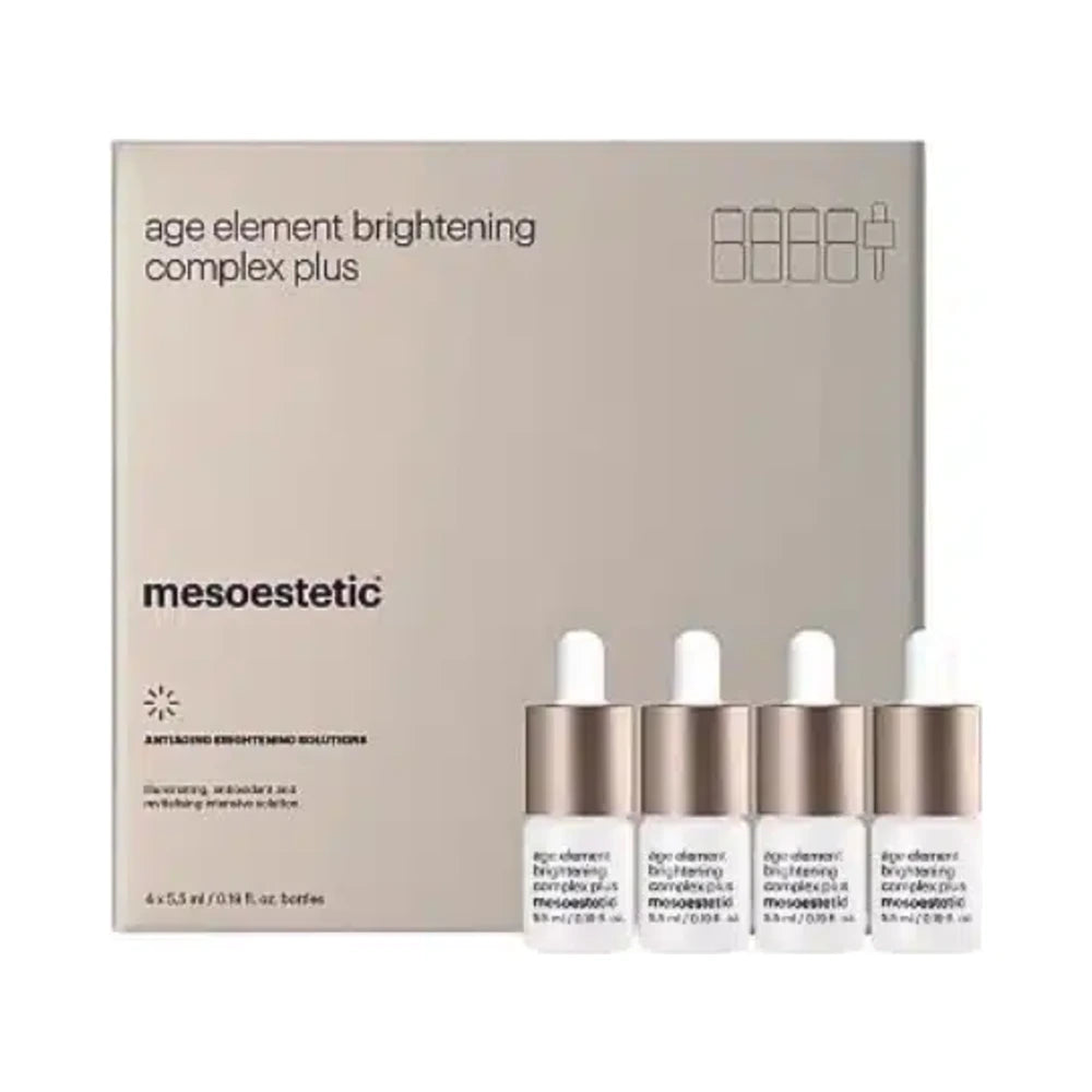 Coffret Mesoestetic Age Element Brightening Complex Plus 4 ampoules de 5,5 ml