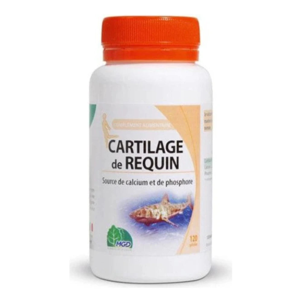 MGD Nature Cartilage de Requin 120 gélules – flacon du complément alimentaire