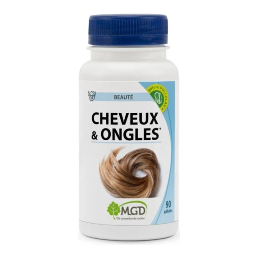 MGD Nature Cheveux & Ongles 90 gélules – photo du produit